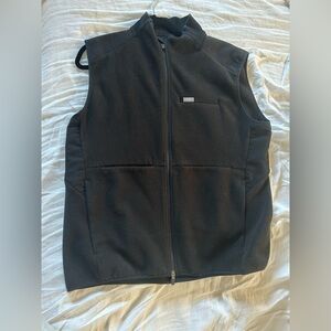 Figs Off Shift Fleece Vest Black 2XL Women’s
